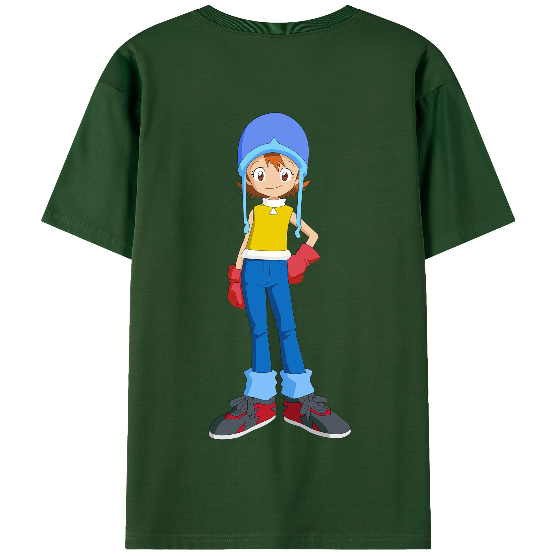 （画像用） Digimon デジタルモンスター/デジモン 綿100％半袖Tシャツ（背面プリント）